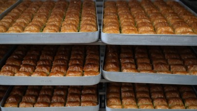 Gaziantep’te baklavacıların bayram mesaisi başladı