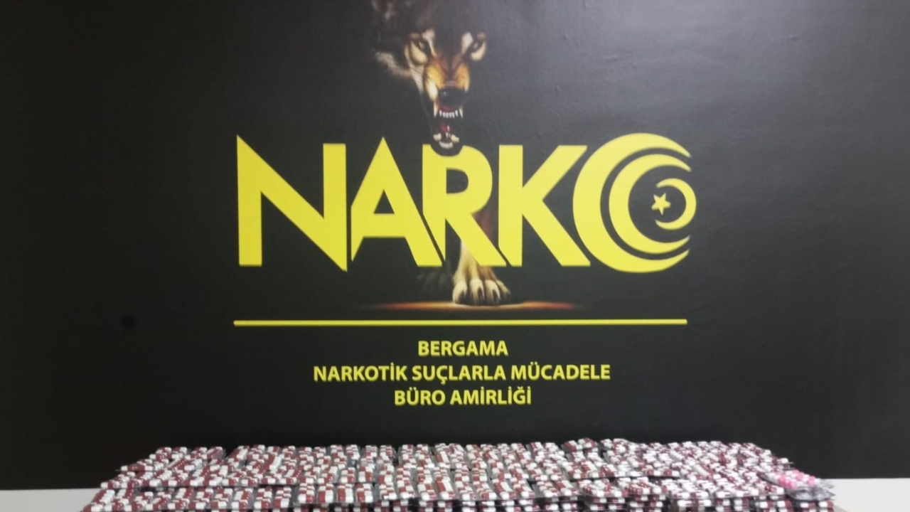 Bergama'da rekor uyuşturucu operasyonu