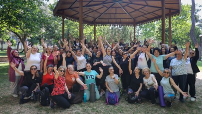 Buca’da açık havada spor keyfi