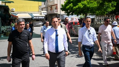 Başkan Eşki'den Çamdibi esnafına ziyaret