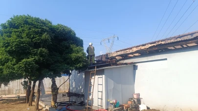 İzmir’de çiftlik yangını: Bebek ağır yaralandı