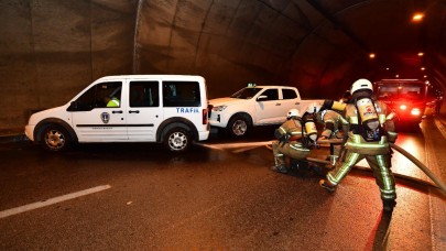 Tünelde nefes kesen tatbikat