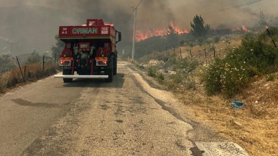 Karaburun’da yangın alarmı
