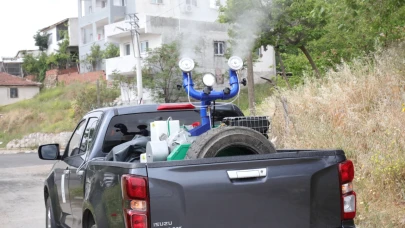 Bayraklı'da haşereyle mücadele sürüyor