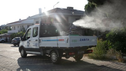 Güzelbahçe Belediyesi kapsamlı ilaçlama çalışması başlattı