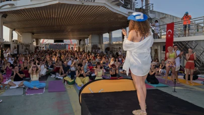 Körfez’de sıra dışı etkinlik: Gün batımında yoga