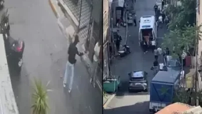 Beyoğlu'nda kıraathane önünde silahlı saldırı