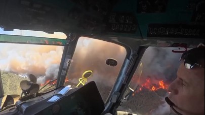 Vali Elban: Yangını kontrol altına almak için çalışmalar sürüyor