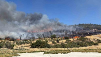 Menemen Belediyesi alevlere karşı tüm gücüyle savaştı