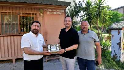 Başkan Eşki’den Fincancılar Çarşısı ziyareti