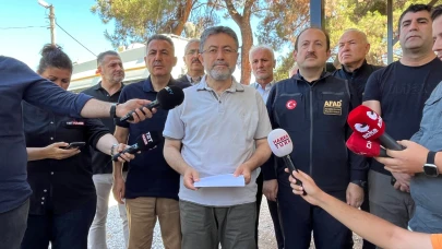 Bakan Yumaklı: "İzmir'deki yangının enerjisi düşürüldü"