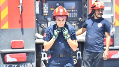 İzmir İtfaiyesi Çeşme'nin dört bir yanında görev başında