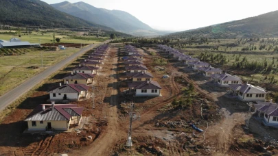 Kahramanmaraş’ta köy afet konutlarının yapımında sona gelindi