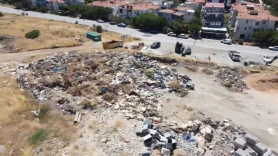 Foça'da gezi rotası önce çöplük sonra deniz