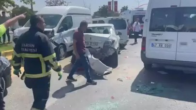 Mardin’de 7 araç, zincirleme kazaya karıştı