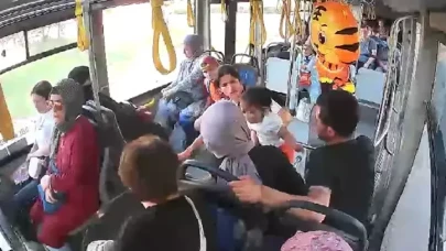 Boğazına cips kaçan bebeği, Heimlich manevrasıyla kurtardı