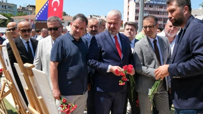 Srebrenitsa Soykırımı Menemen'de unutulmadı