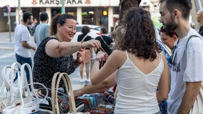 Karşıyaka Çarşısı kadın emeğiyle renkleniyor