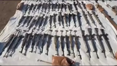 Terör örgütünün kullandığı 33 odalı mağara, kullanılamaz hale getirildi