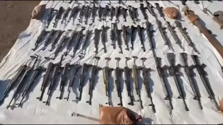 Terör örgütünün kullandığı 33 odalı mağara, kullanılamaz hale getirildi