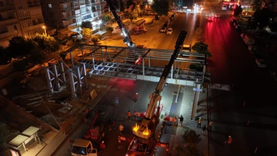 Yeni Girne Caddesi yayalar için daha güvenli oluyor