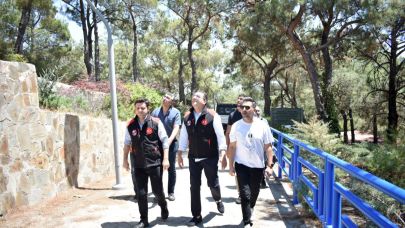 Balçova’nın ormanları termal kamera ile izlenecek