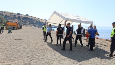 Menderes Belediyesi’nden Şezlong Operasyonu