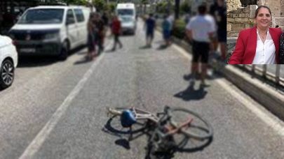 Otomobilin çarptığı bisikletli kadın hayatını kaybetti