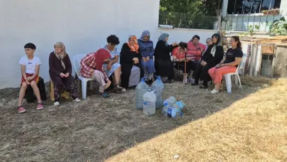 Tekirdağ’da musluklardan yeşil su aktı, mahalleli isyan etti