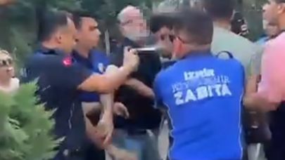 İzmir'de zabıtadan seyyar satıcıya dayak tepki çekti