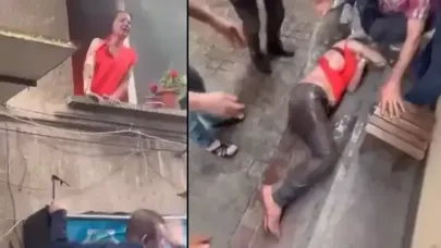 Alevlerin arasında kalan kadının durumu ciddiyetini koruyor