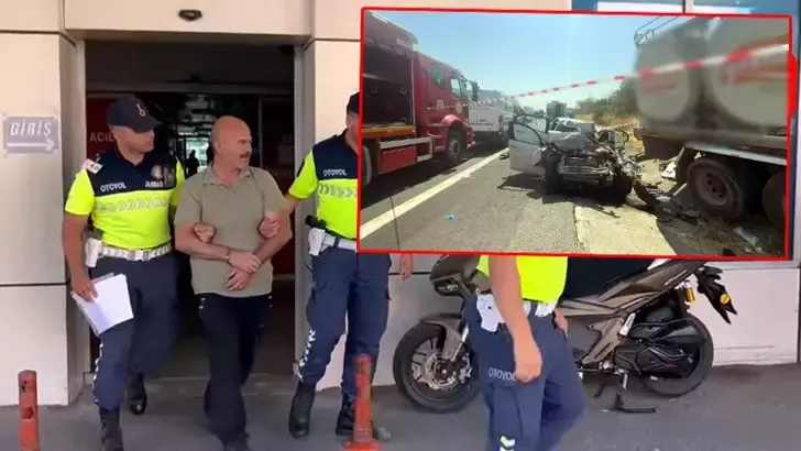 4 kişinin öldüğü kazada, süt kamyonunun şoförü tutuklandı