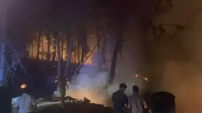 Antalya'da 2 orman yangını sürüyor; 1'i kontrol altında