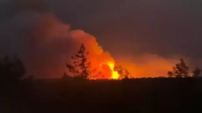 Silifke’de orman yangını