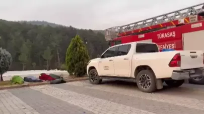 Bursa Orhaneli'de orman yangını; çevreyi duman kapladı