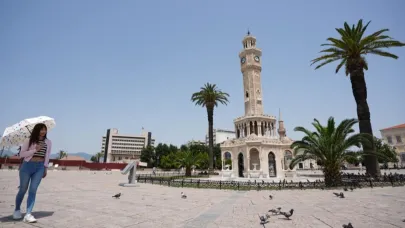 İzmir'de kavurucu sıcaklara mola