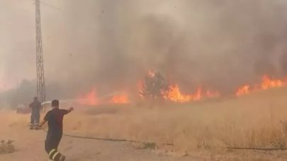 Şırnak’ta örtü yangını