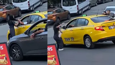 Esenyurt’ta tartıştığı kızı yumruk atarak bayıltan taksici kaçtı
