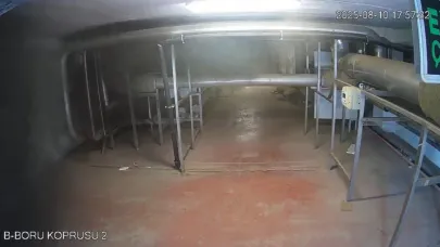 Teksüt fabrikası yangınında güvenlik kamerası görüntüleri ortaya çıktı
