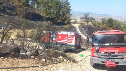Buca ve Aliağa’da çıkan yangınlar kontrol altına alındı