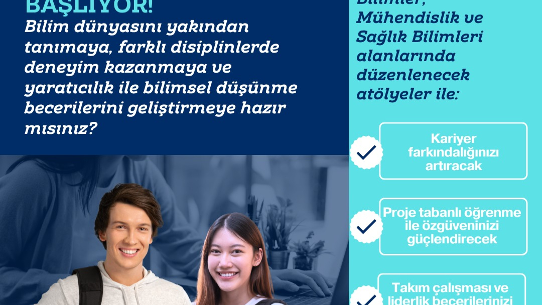 Liseliler, Ege Üniversitesinde bilim yolculuğuna çıkıyor