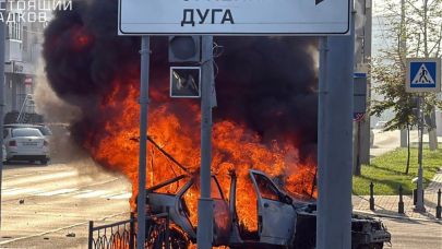 Ukrayna'dan Rusya'nın Belgorod şehrinde bir araca İHA saldırısı