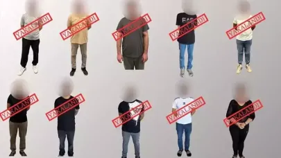 Kırmızı bültenle aranan 6, ulusal seviyede aranan 4 suçlu yakalanarak, Türkiye'ye getirildi