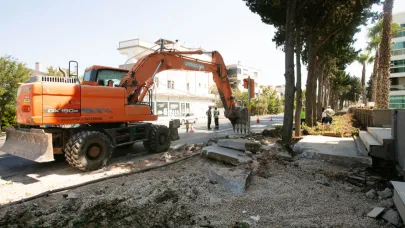 Güzelbahçe Belediyesi İlçenin Ana Arterlerini Yeniliyor