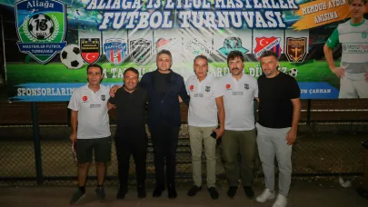 Aliağa 13 Eylül Masterler Futbol Turnuvası Başladı