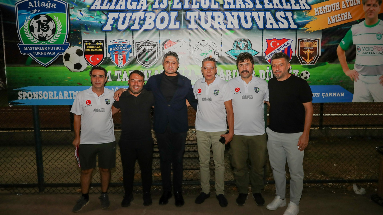 Aliağa 13 Eylül Masterler Futbol Turnuvası Başladı