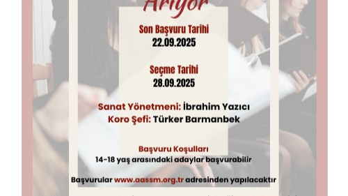 İzmir Büyükşehir Belediyesi’nden korist, tenor ve bas korist alımı