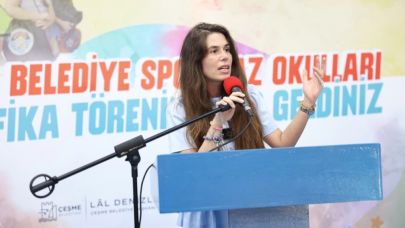 Çeşme Belediyesi Yaz Spor Okulu’nda sertifika coşkusu