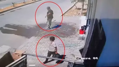 Oğluna hırsızlık yaptırdı