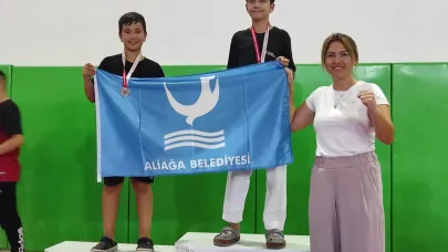 Zafer Bayramı Şampiyonası’nda Aliağa’nın Karate Zaferi